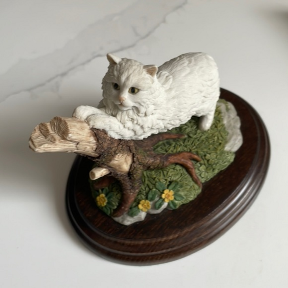 Cat Sculpture‎ Art Country Artists for the discerning England Vtg 1990 Cottage